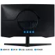 Игровой монитор SAMSUNG Odyssey G5 LS27AG550 26.9" 2560x1440px 165Hz 1 ms Curved